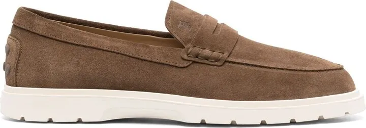 Suede Penny Loafers