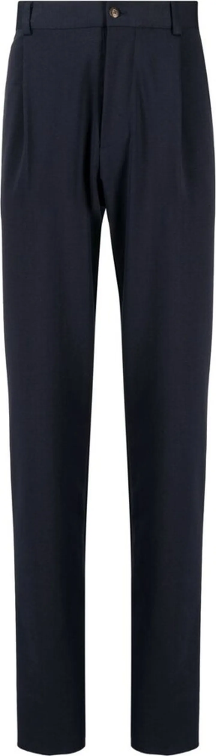 Straight-Leg Cut Trousers