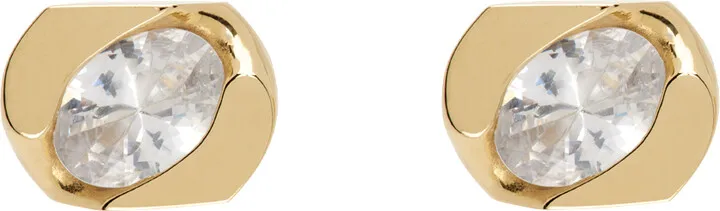 Numbering Gold #3160 Chain Unit Earrings