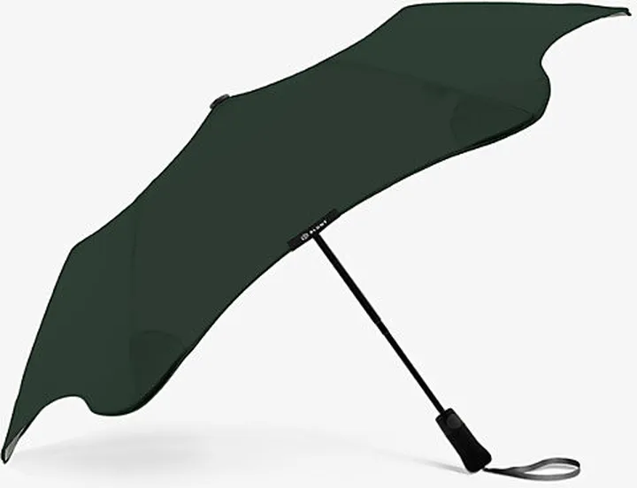 Womens Green Metro Woven Umbrella 100cm
