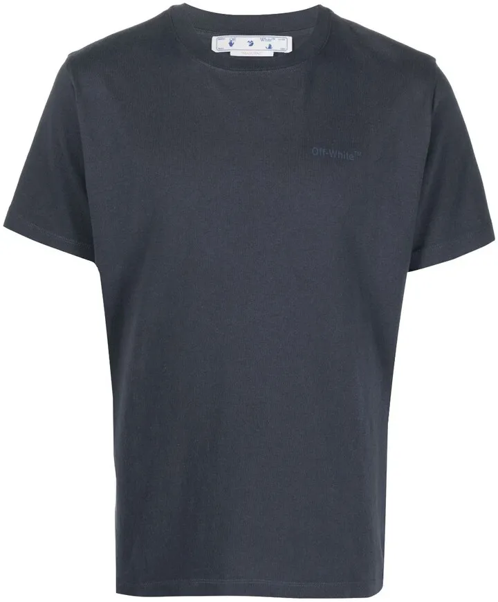 Diag round-neck T-shirt