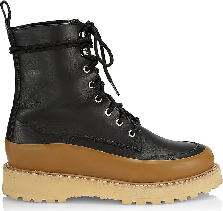 Etna Leather Lace-Up Boots