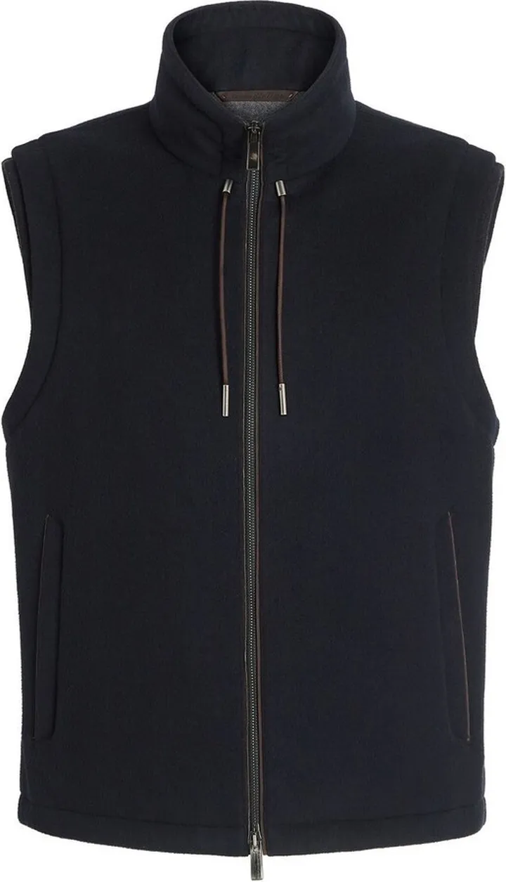 Down-Filled Wool Gilet