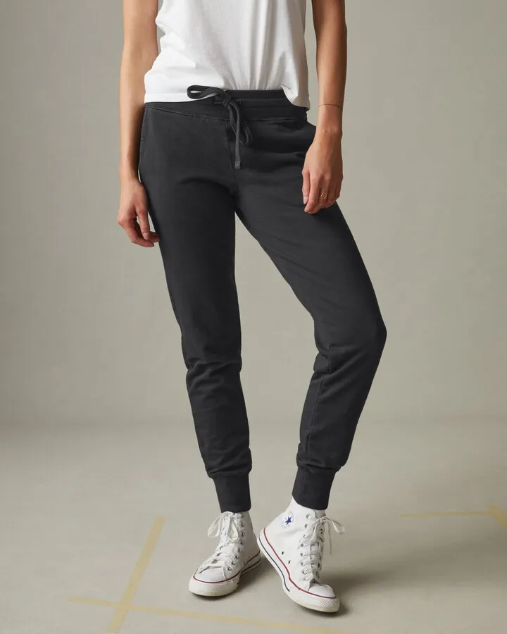 Lightweight Cotton Jogger - Black