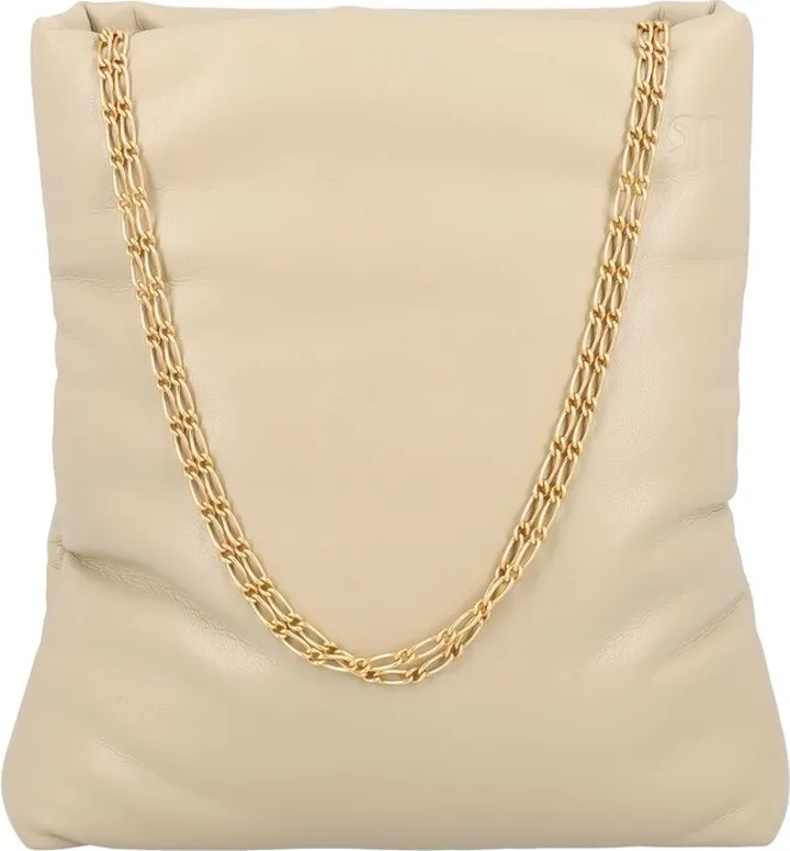 Nanushka Chain-Link Detailed Padded Tote Bag