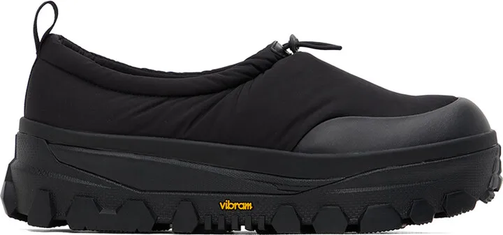 AMOMENTO Black Padded Sneakers