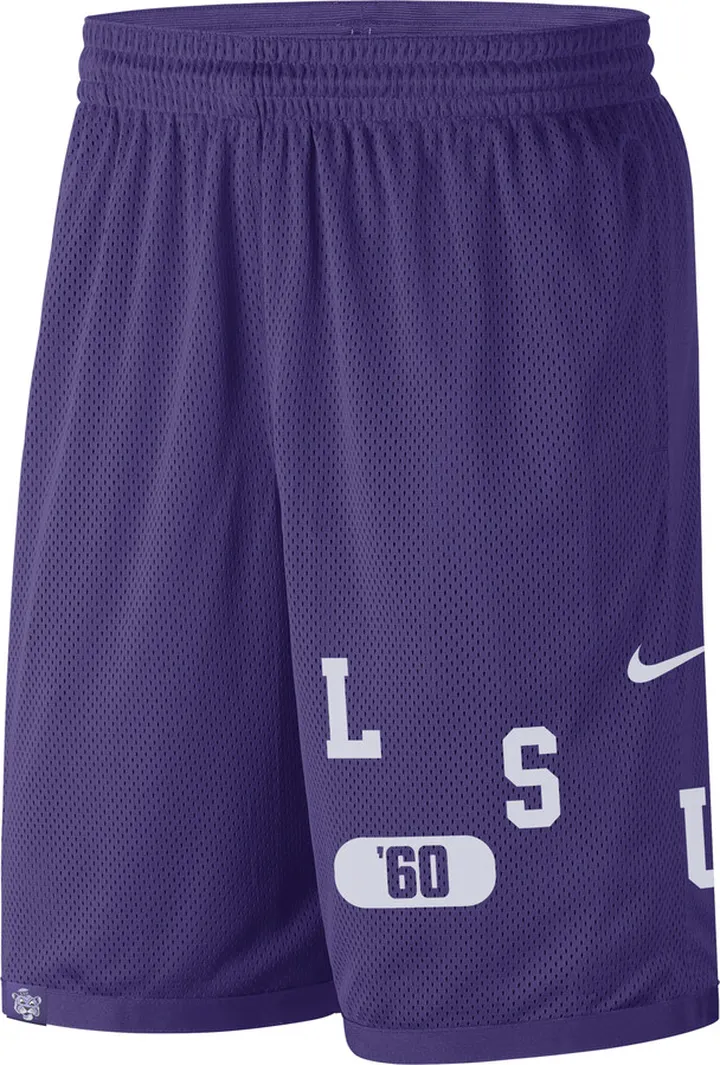 LSU Nike Men's Dri-FIT College Shorts in Purple