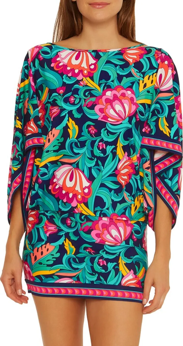 India Garden Knit Cover-Up Tunic