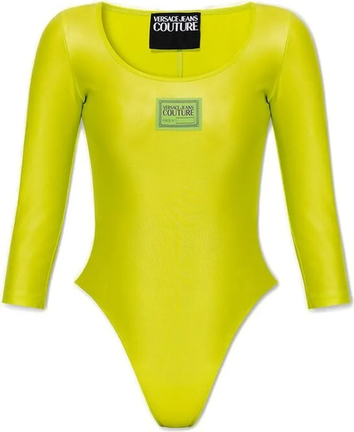 Versace Jeans Couture Logo-Patch Stretched Bodysuit