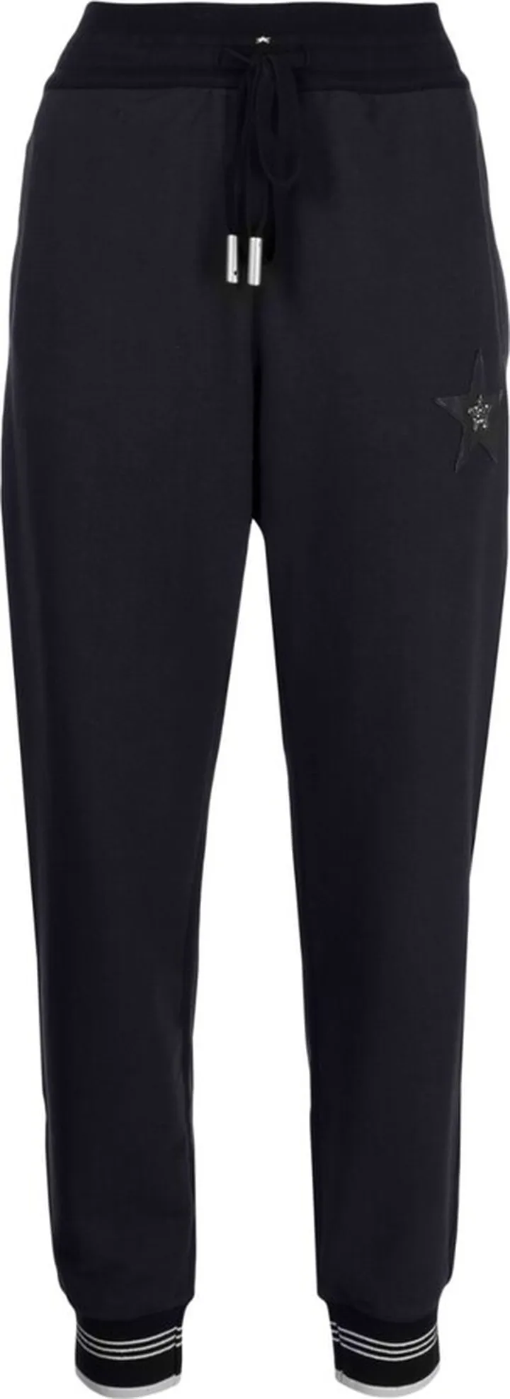 Star-Detail Cotton Track Pants