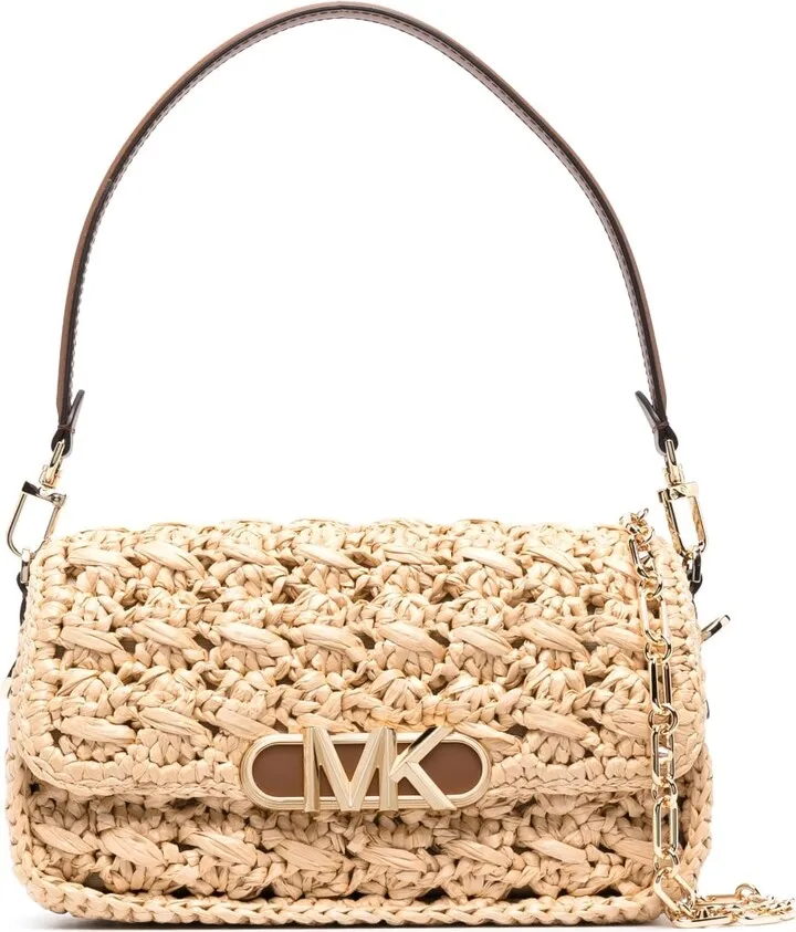 Interwoven-Design Shoulder Bag