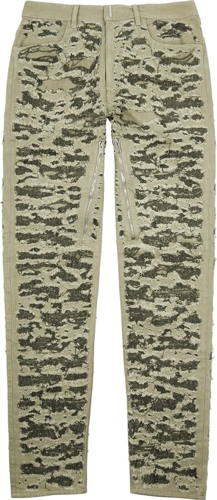 Givenchy Repair Distressed Slim-leg Jeans