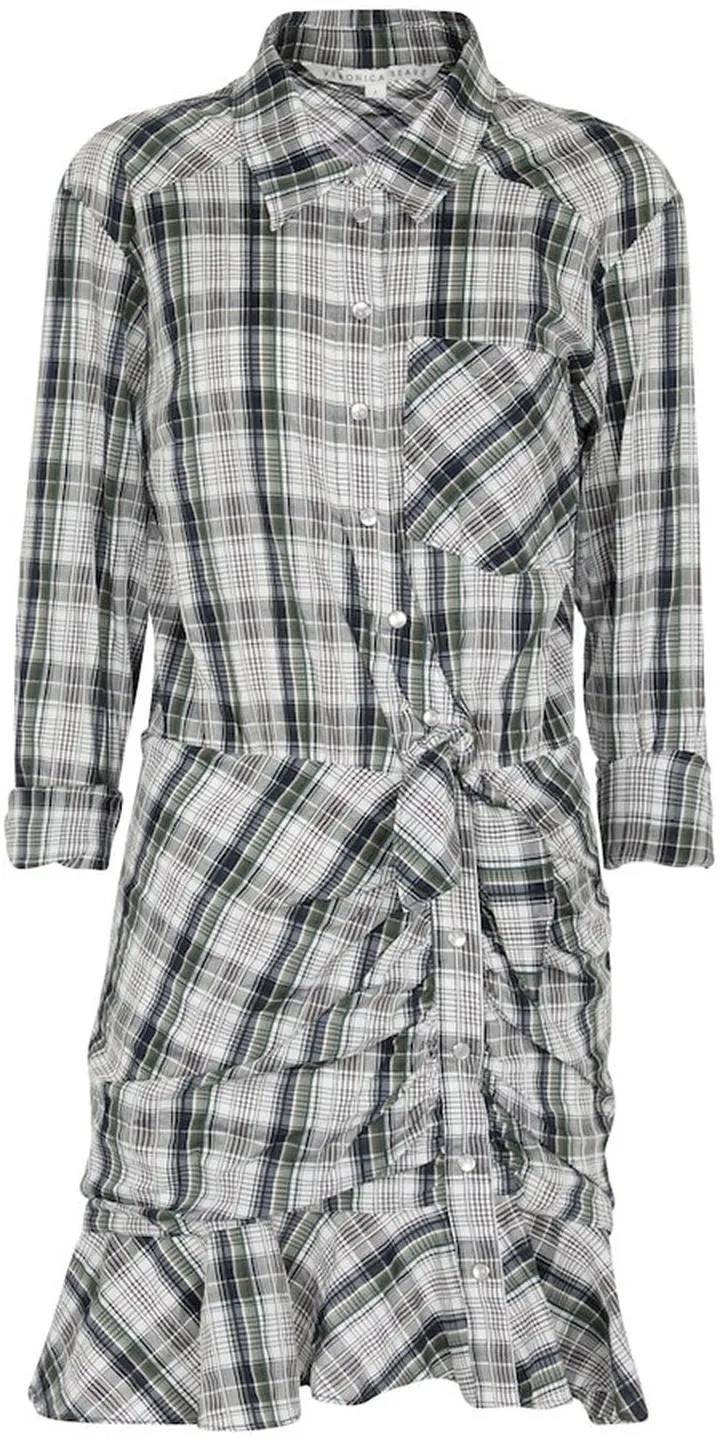 Valle plaid minidress