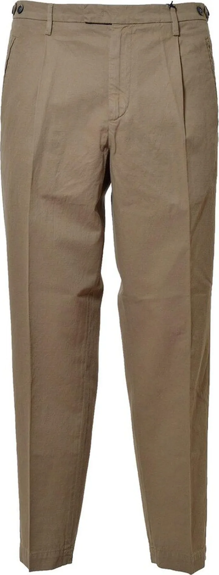 Tapered-leg Cropped Chino Trousers