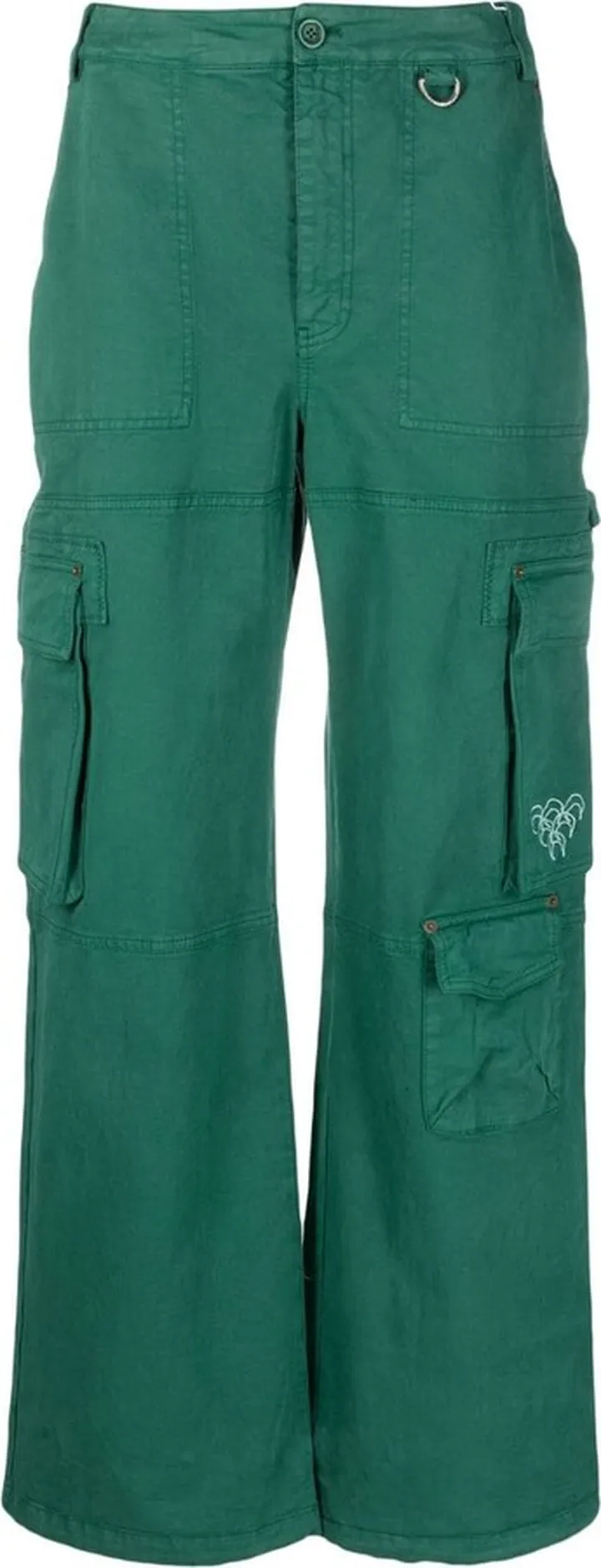 Straight-Leg Multiple-Pocket Trousers