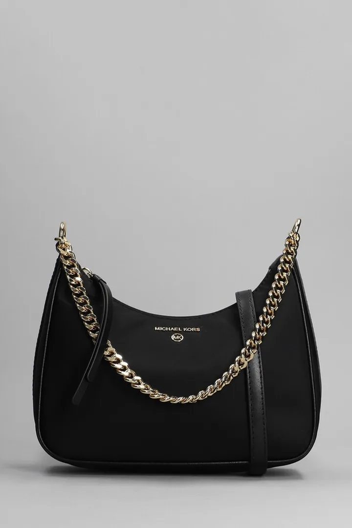 Shoulder Bag In Black Nylon