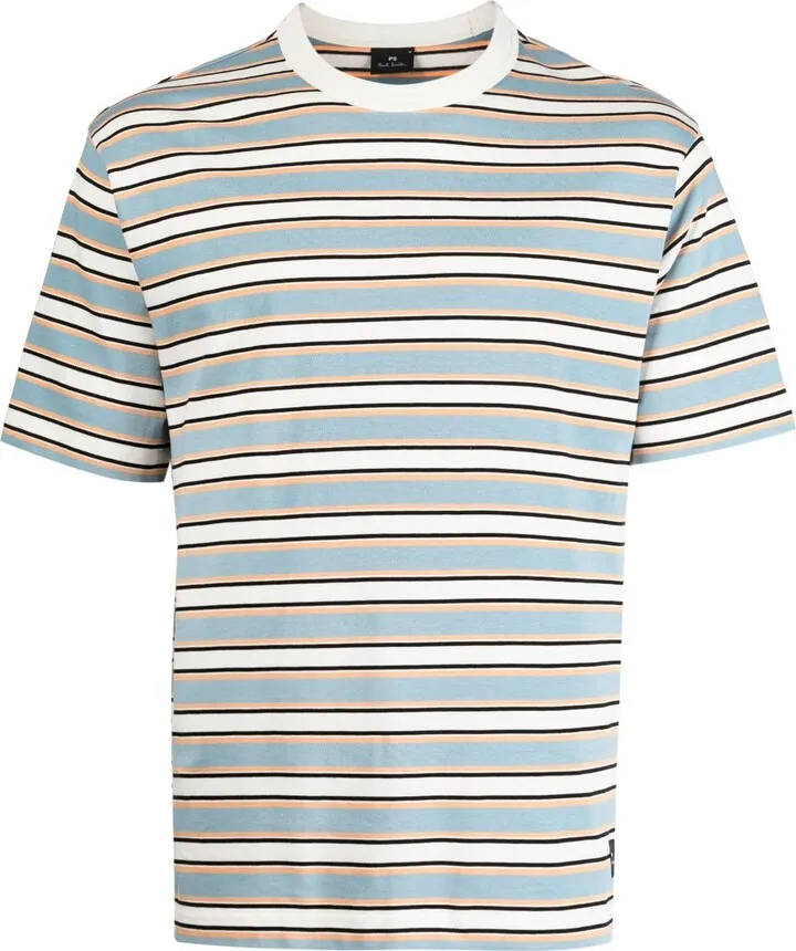 stripe-print cotton T-Shirt