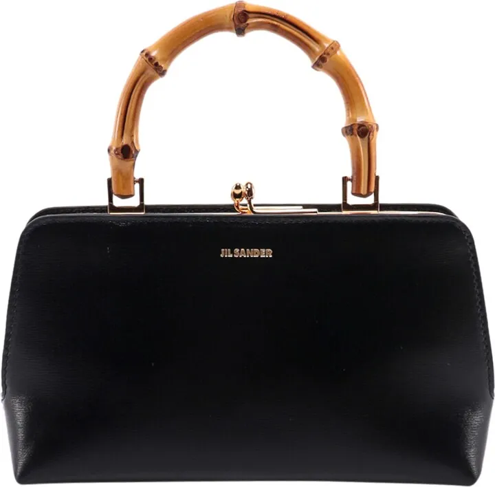 Leather hand bag