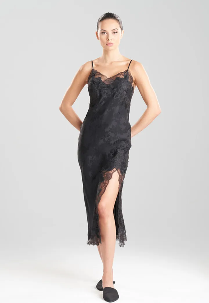 Kurokawa Jacquard Lace Silk Gown
