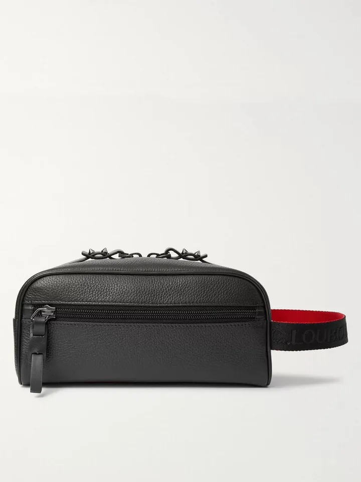 Full-Grain Leather Wash Bag