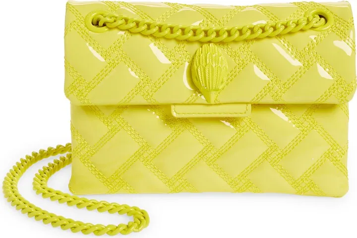 Mini Kensington Drench Patent Leather Convertible Crossbody Bag