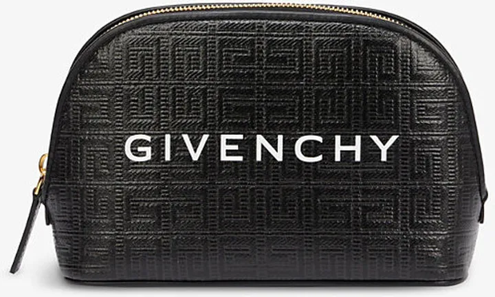 Womens Black G-Essentials Brand-print Faux-leather Pouch