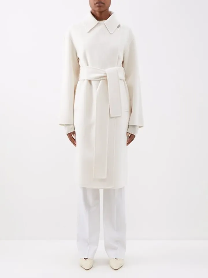 Walmer Belted Wool-blend Coat