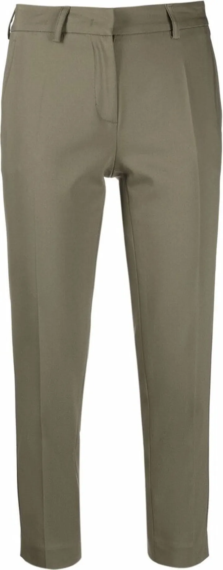 Mid-Rise Cropped Trousers