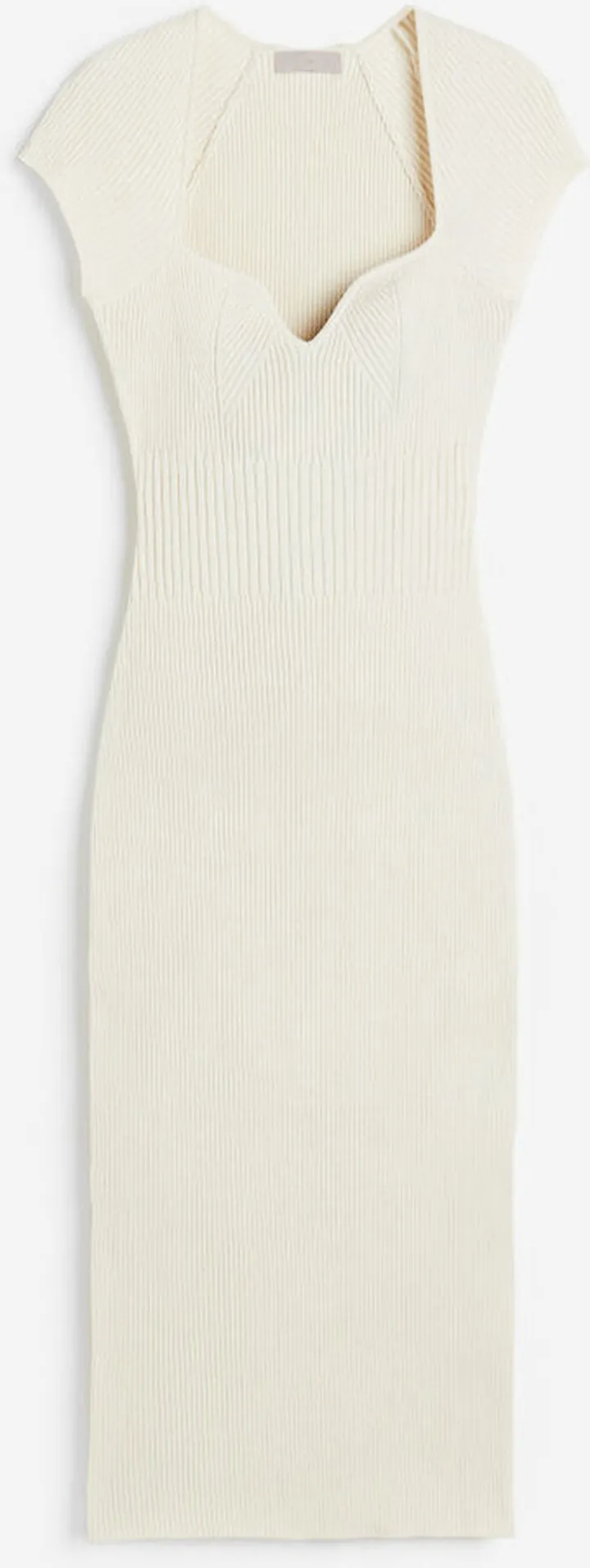 Rib-knit Bodycon Dress