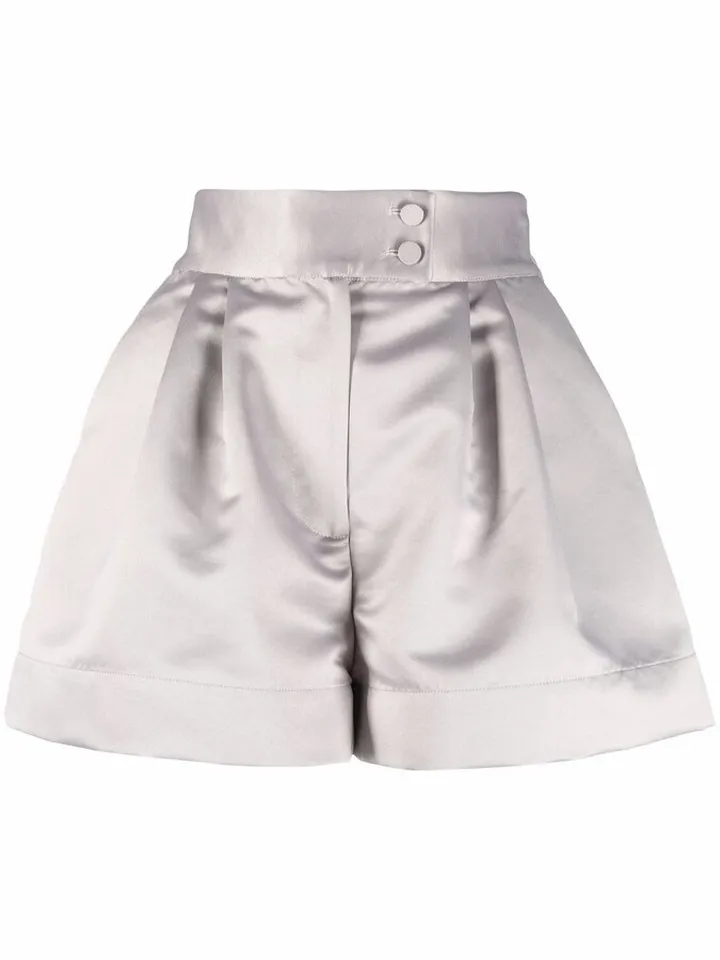 High-Waist Wide-Leg Shorts
