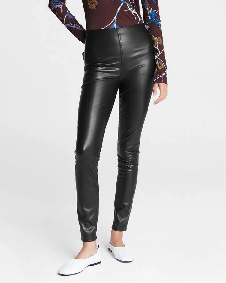 Nina Faux Leather Skinny Pant
