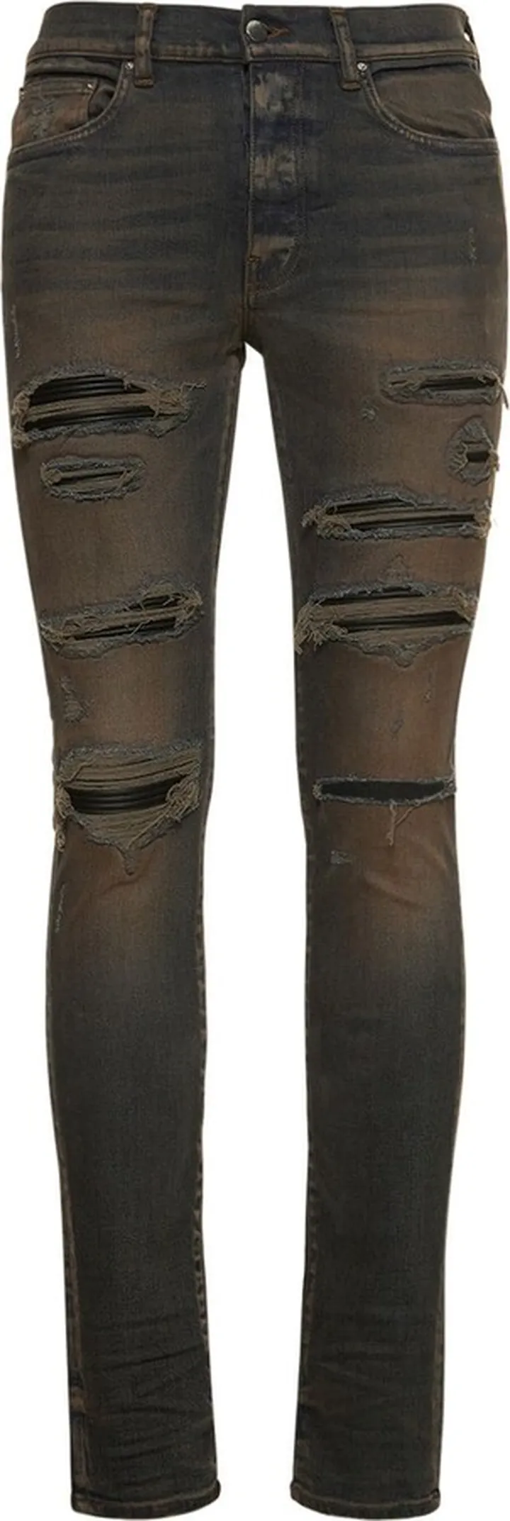 Leather Trasher jeans