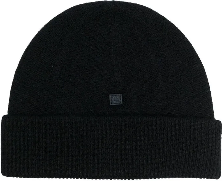 Turn-Up Brim Wool Beanie