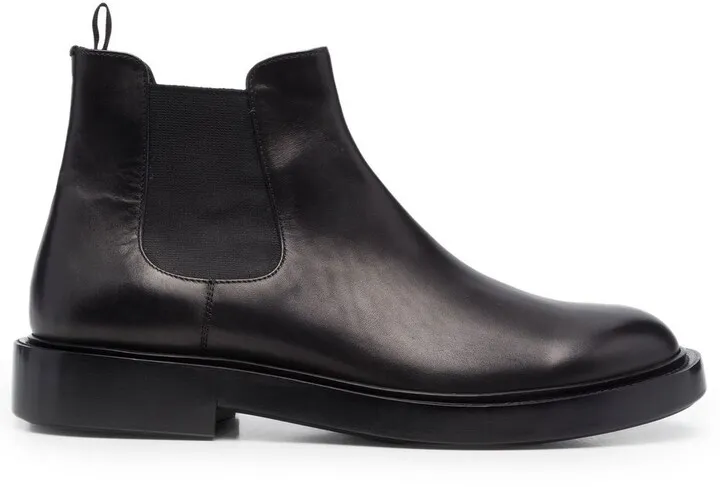 leather Chelsea boots