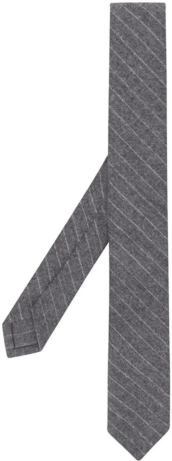 Narrow Chalk-Stripe Tie