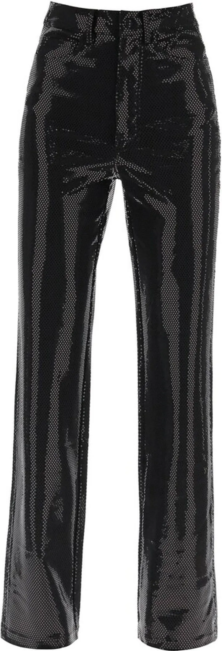 'rotana' Foil Jersey Pants
