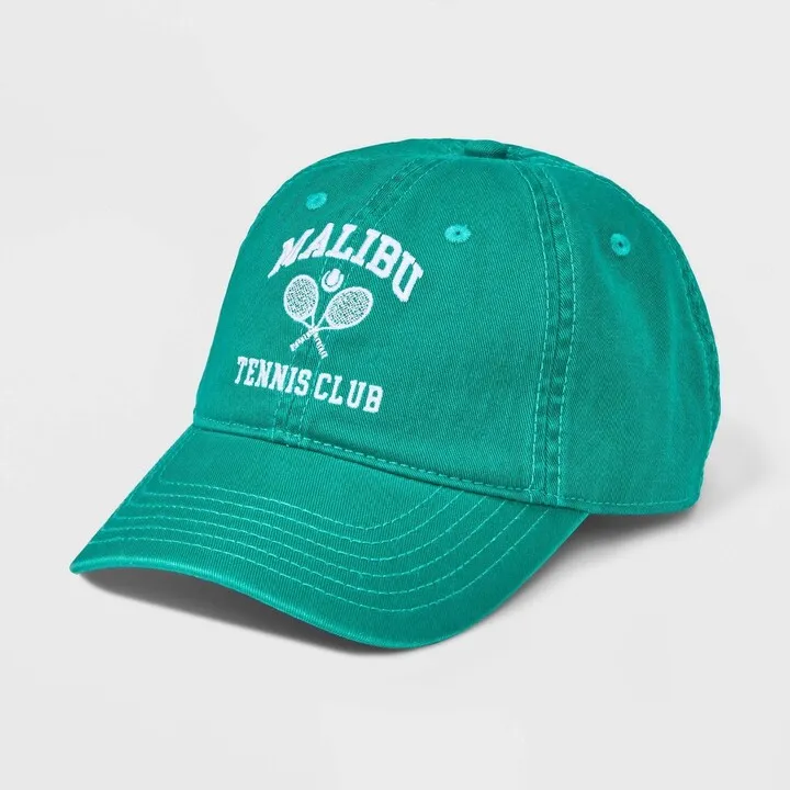 Women's Malibu Tennis Club Dad Hat - Mighty Fine Forest Green