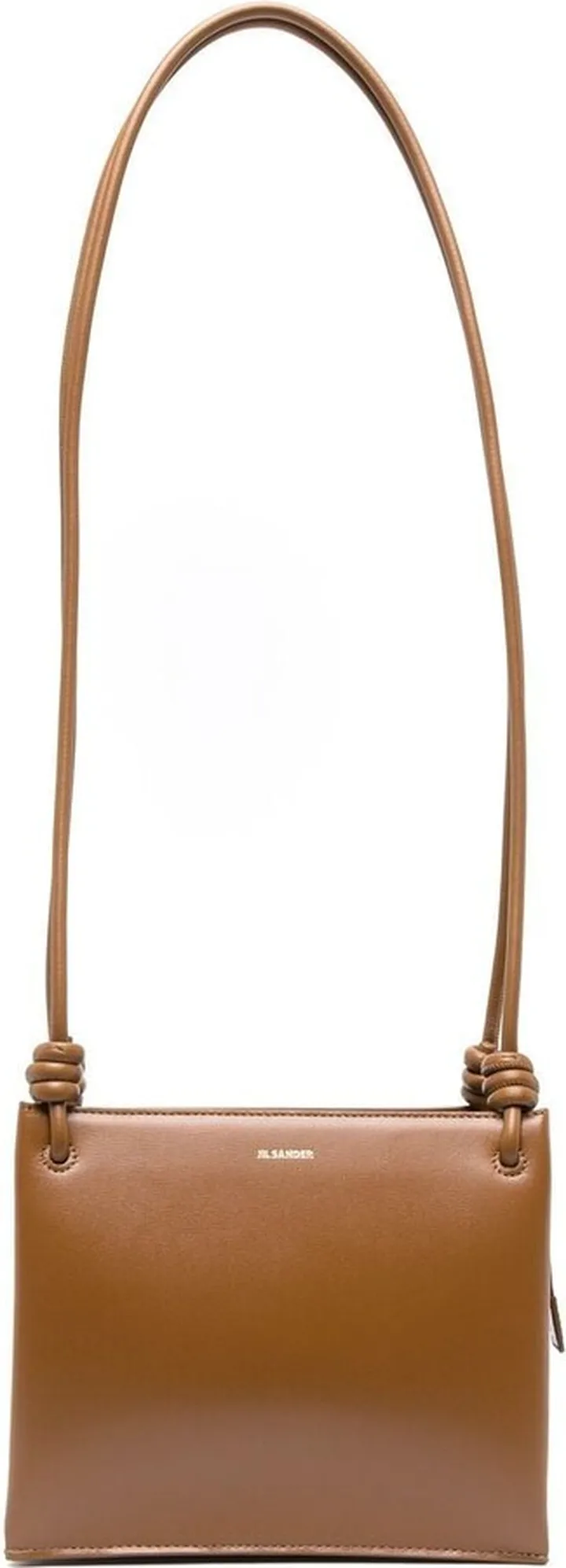 Logo-Detail Leather Shoulder Bag