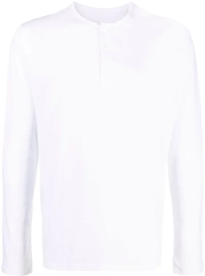 Henley crew-neck T-shirt