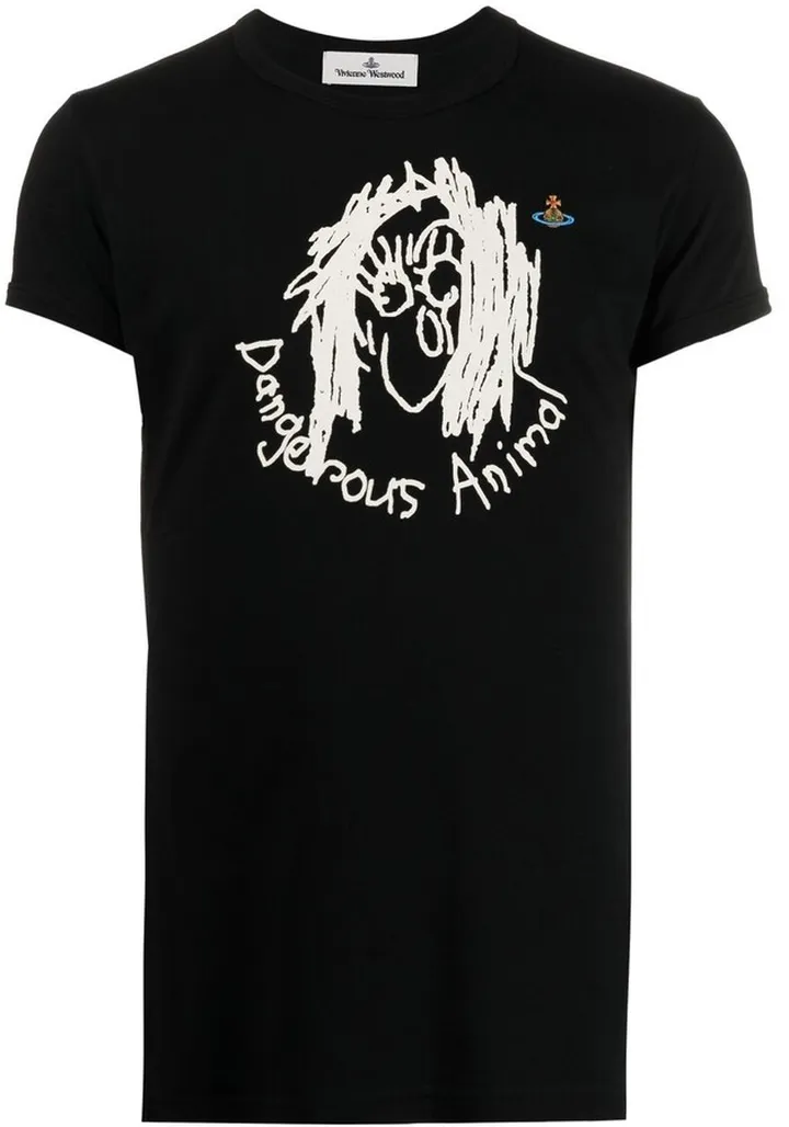 graphic-print cotton T-shirt