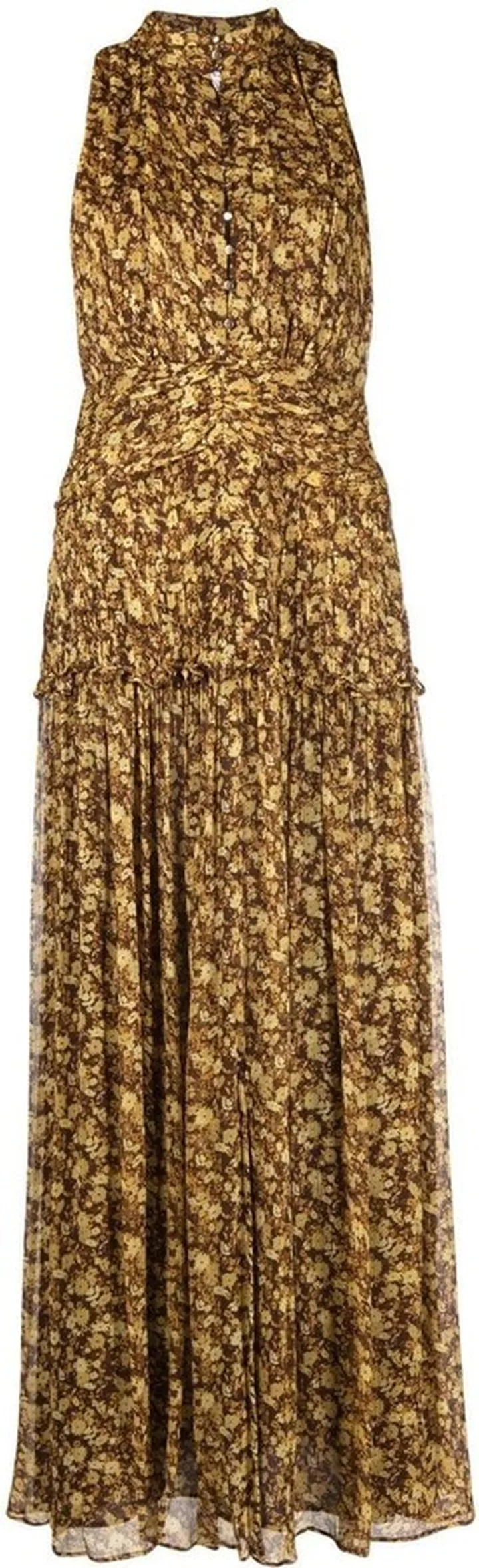 Carmela button-up sleeveless dress