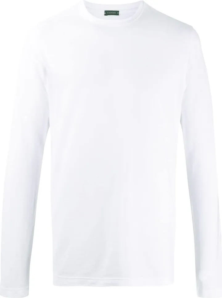 long-sleeved cotton T-shirt