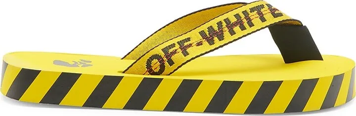 Belt Logo Slider Flip-Flops