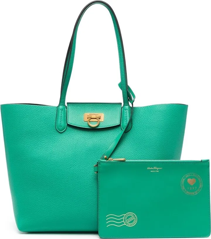 Travel Leather Tote Bag