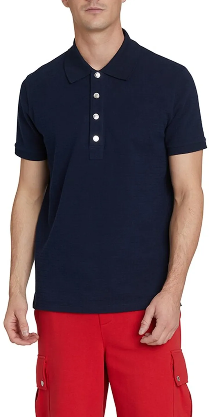 Men's Monogram Pique Polo Shirt