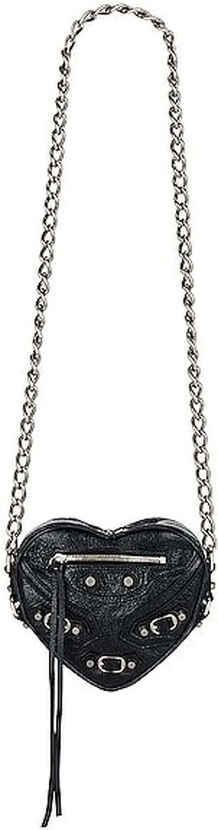 Balenciaga Cagole Heart Mini Bag in Black
