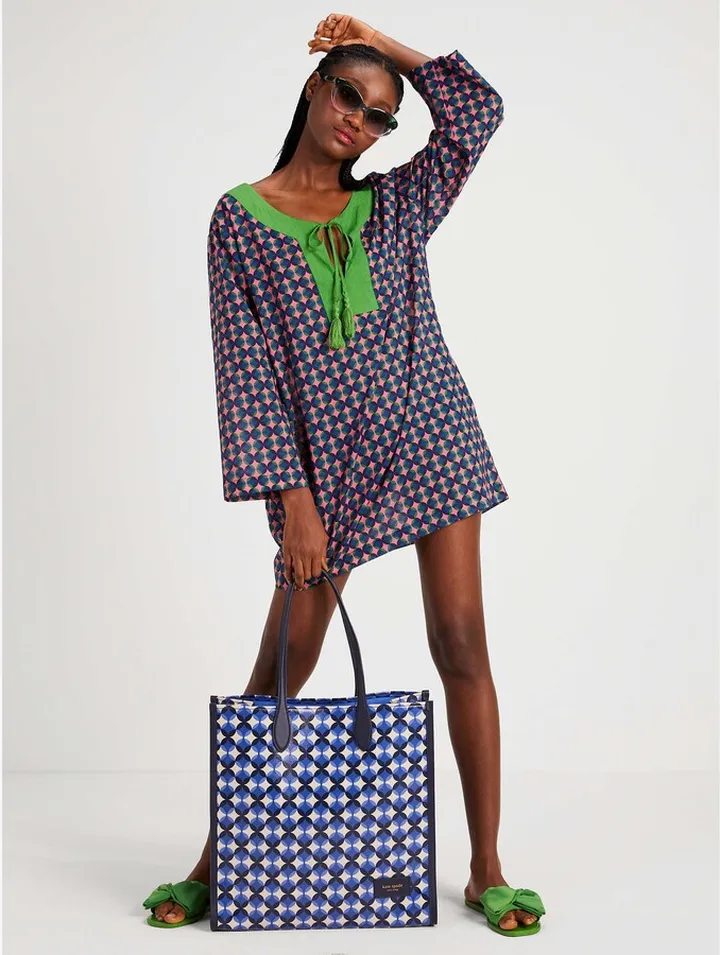 Kate Spade Patio Tile Cover-Up Tunic