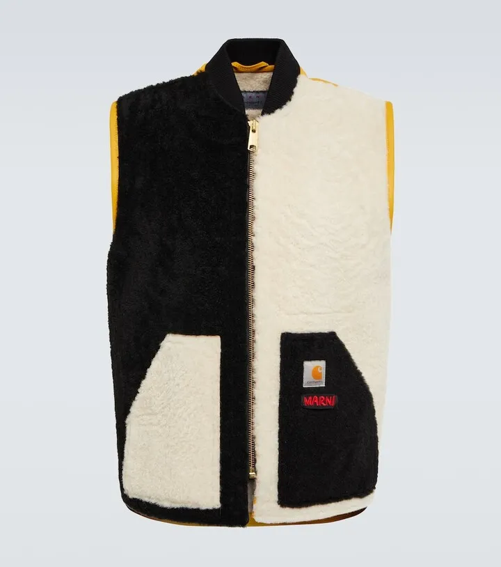 x Carhartt shearling gilet