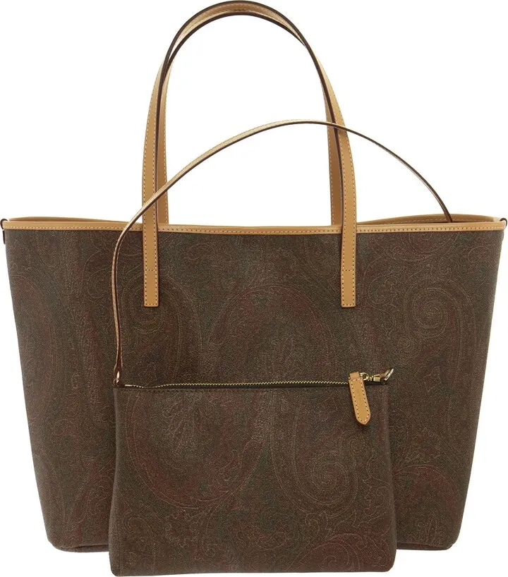 Medium Paisley Shopping Bag With Pochette