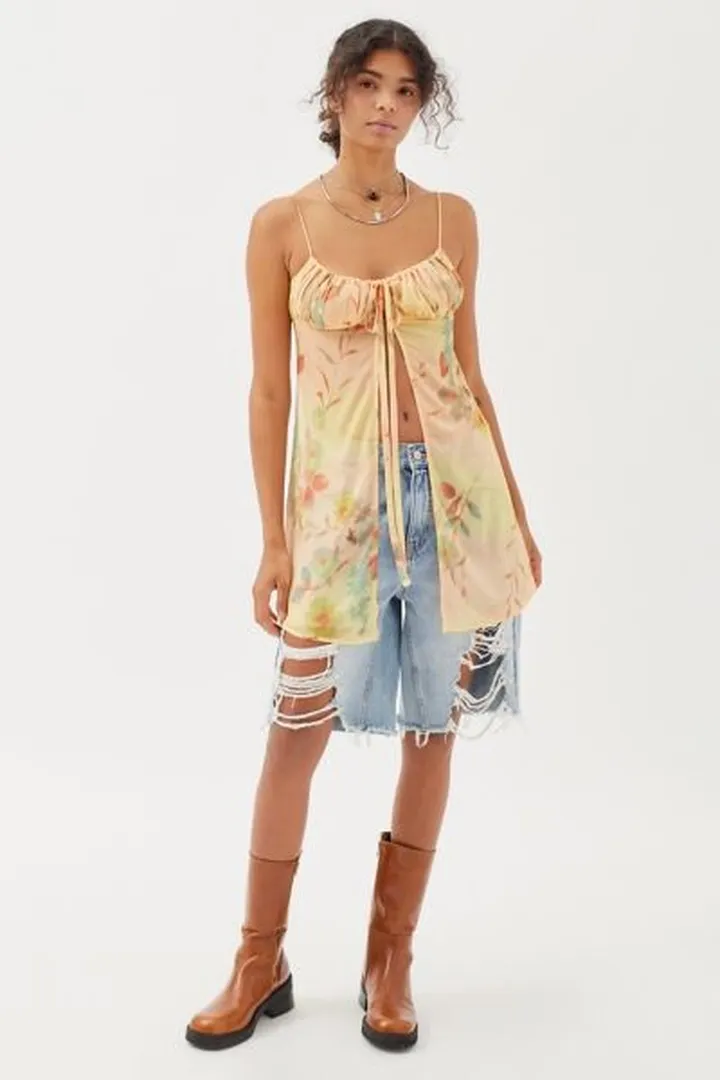 UO Angelic Longline Flyaway Cami